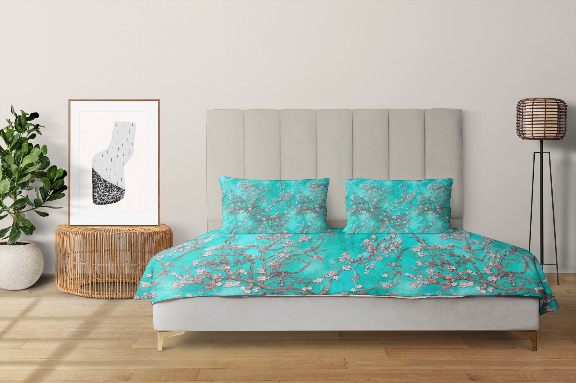 Duvet Cover Set - Almond Blossoms