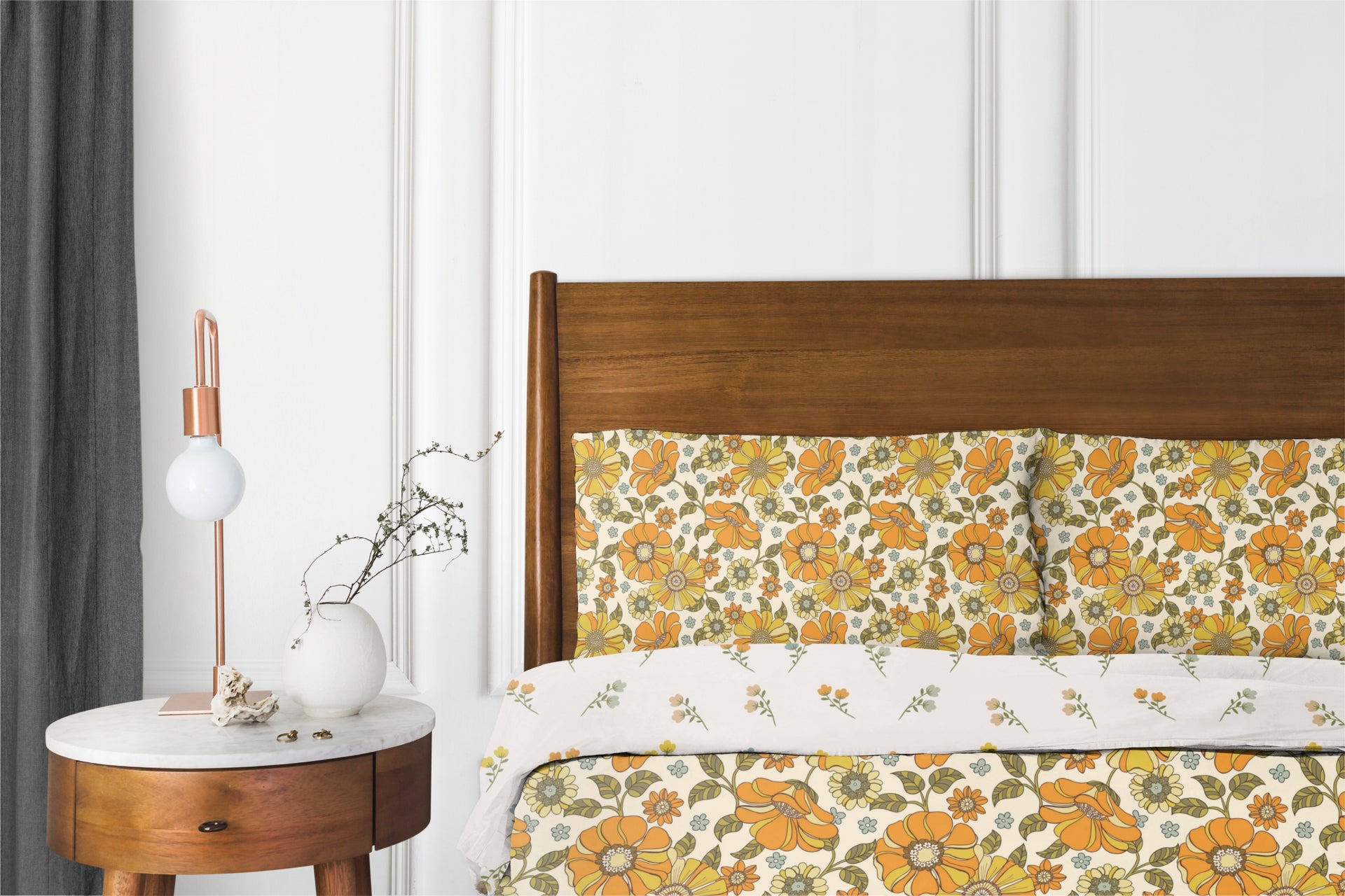 Reversible Duvet Cover Set - Daisies