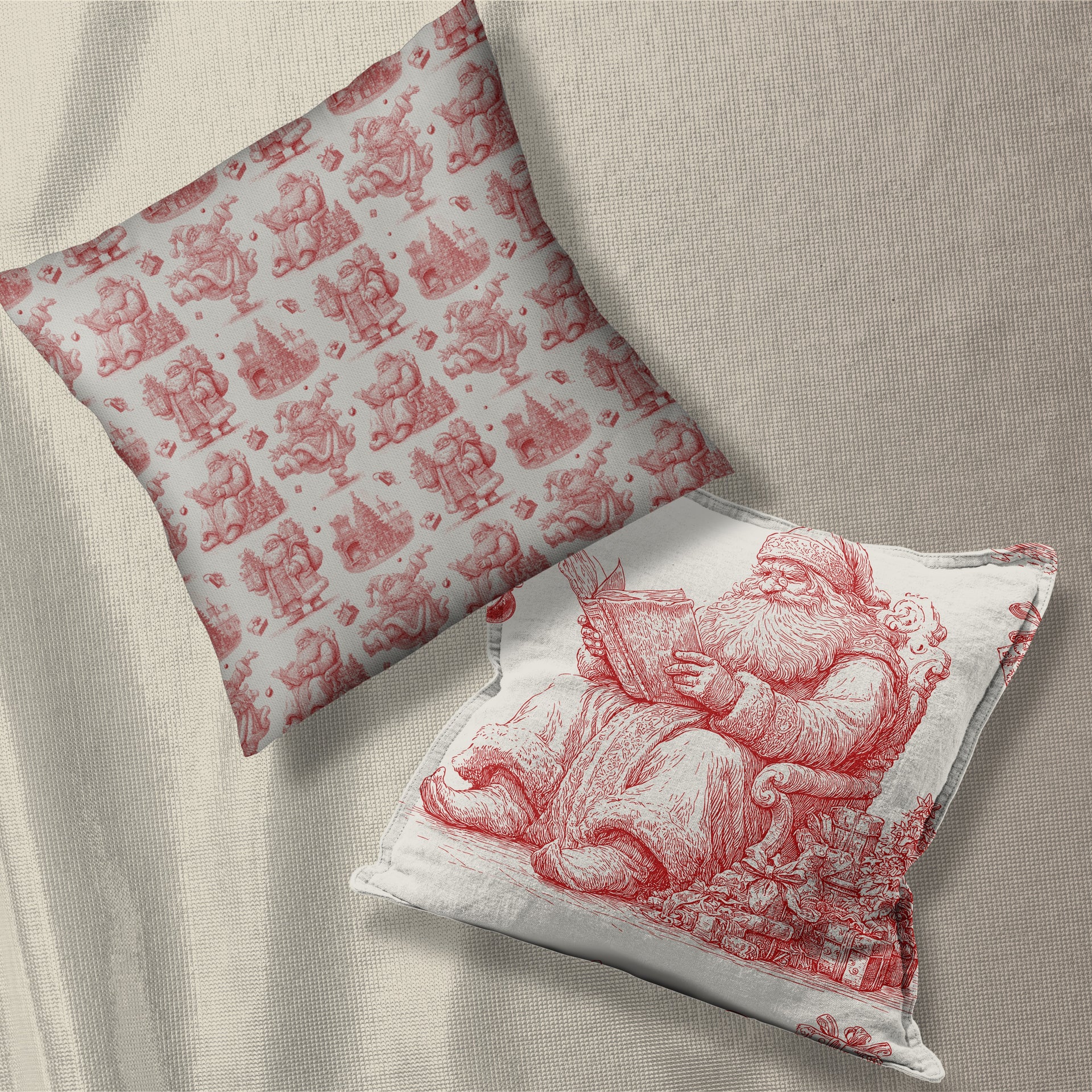 Scatter Cushion  - Santa Claus - Small Scale