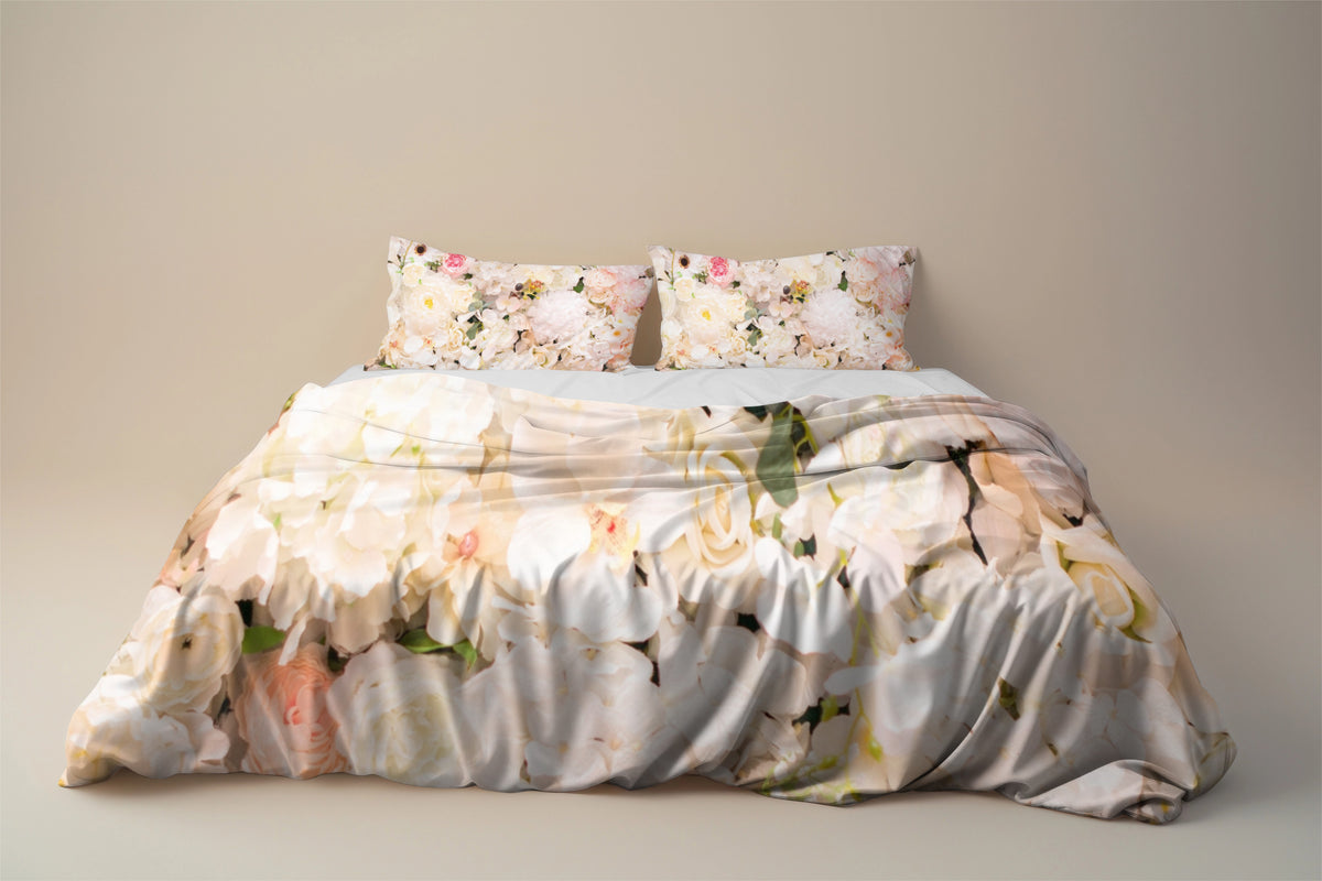 Duvet Cover Set - Mixed Flowers