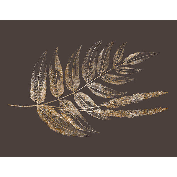 Tea Towels - Golden Fern Leaves