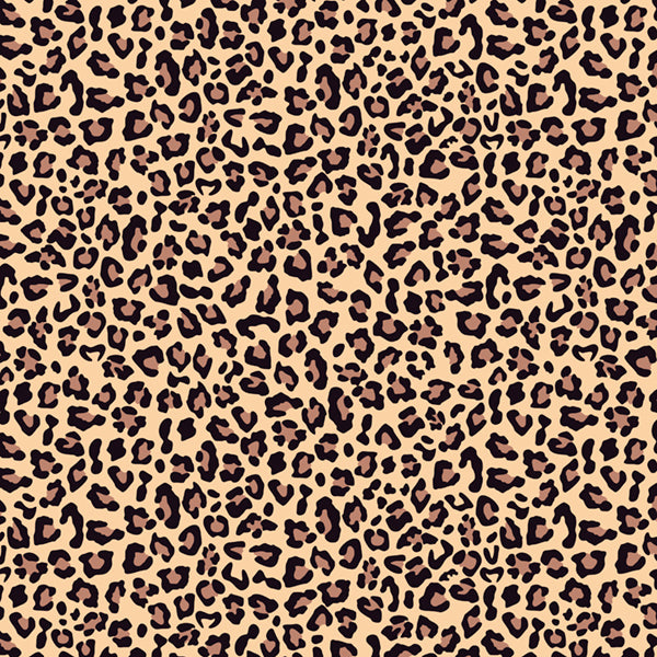 Napkin Natural Linen - Leopard Print
