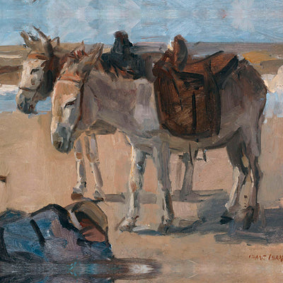 Scatter Cushion  - Two Donkeys - Isaac Israels
