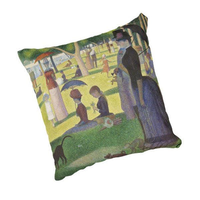Scatter Cushion depicting A Sunday on La Grande Jatte  by Georges Seurat