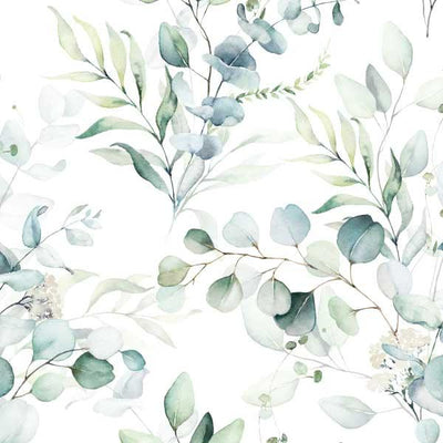 Watercolour Plants duvet cover set print