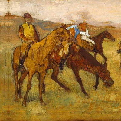 Before the Race - Edgar Degas 1882 print