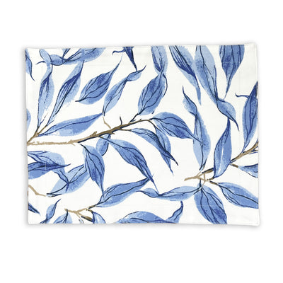 PLACEMAT SET OF 2 - LEAVES IN BLUE