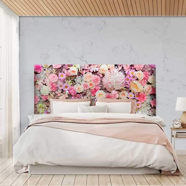 Bright Flower Bouquet headboard