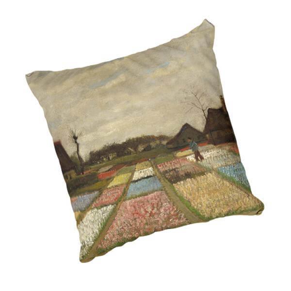Bulb Fields - Vincent van Gogh 1883 scatter cushion