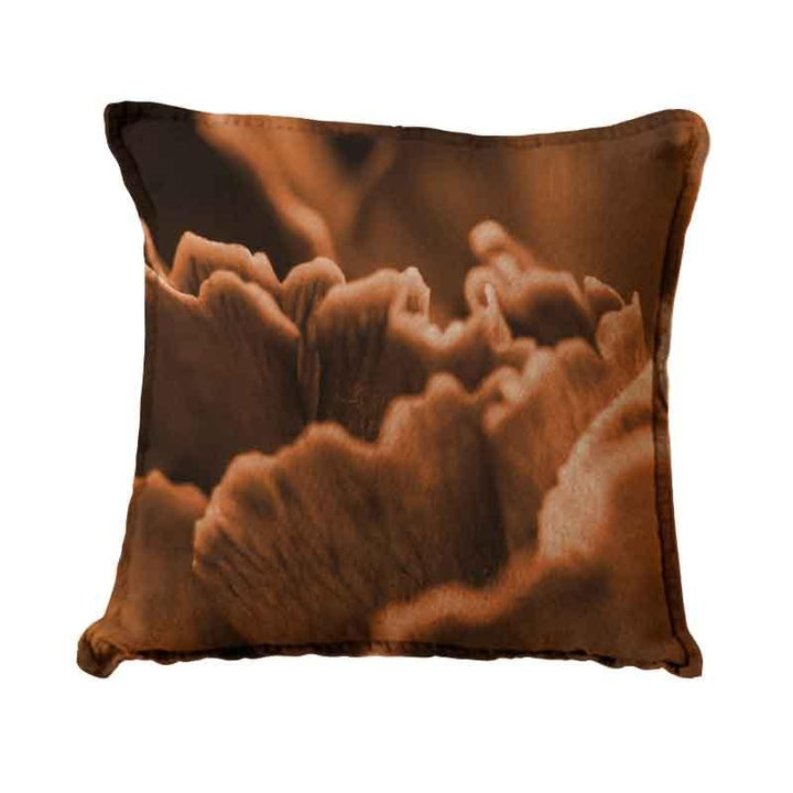 Luxe Scatter Cushion  -  Terracotta mushroom - LAPERLE