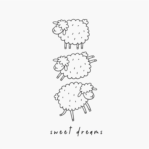 BABY DUVET COVER SET - Counting Sheep