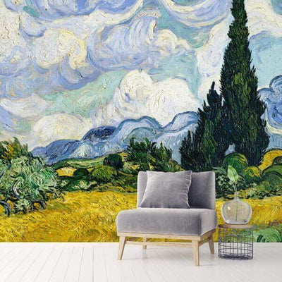 Cypresses (Vincent Van Gogh) wallpaper