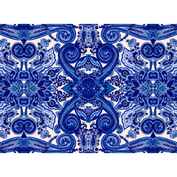 Delft Blue Pattern print