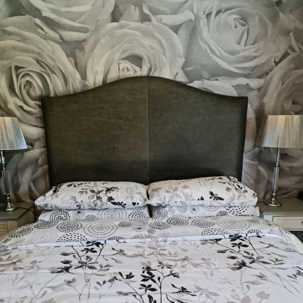 Double-sided Duvet Cover Set - Black and white pattern