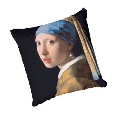 Scatter Cushion - Girl With the Pearl Earring (Vermeer) - LAPERLE
