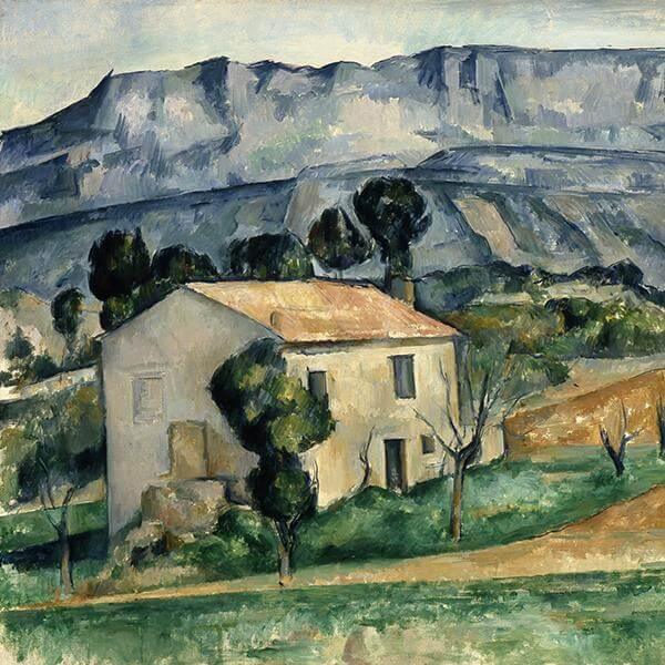 House in Provence (Cezanne) print