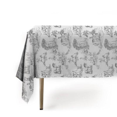 Tablecloth  - Charcoal TOILE DE JOUY - LAPERLE