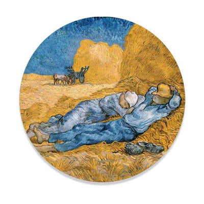 Circular Canvas - NOON - REST FROM WORK (Vincent Van Gogh) - LAPERLE