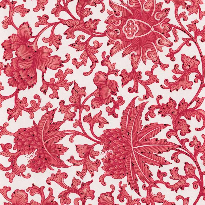 orient red print