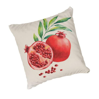 Scatter Cushion  - Botanical Pomegranate Illustration - LAPERLE