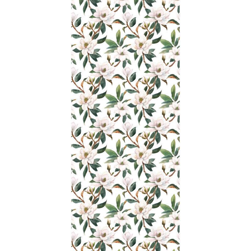 Tablecloth  -  White magnolia flowers - LAPERLE
