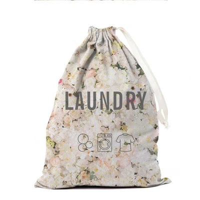 Floral laundry bag