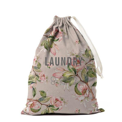 Delicate spring branches laundry bag