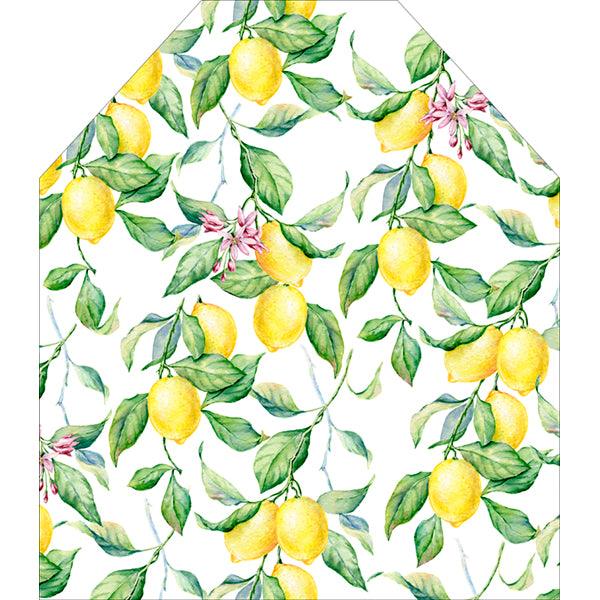 Lemons apron pattern print