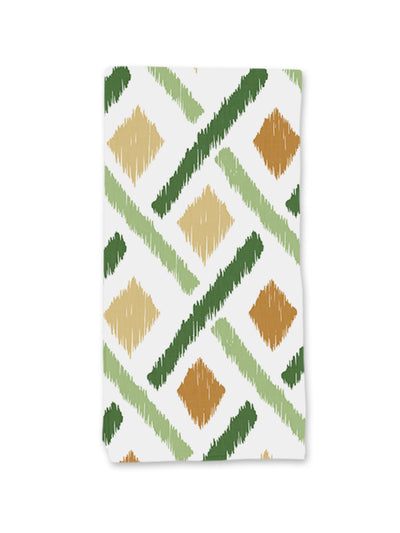 Single Napkin - Green palm print