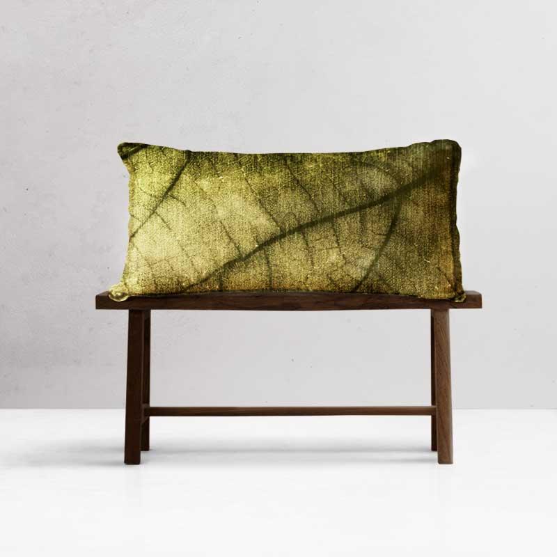 Luxe  Rectangular Cushion  - Delicate leaves pattern - LAPERLE