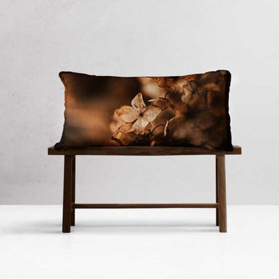 Luxe Rectangular Cushion  - Dried Hydrangea blossom - LAPERLE