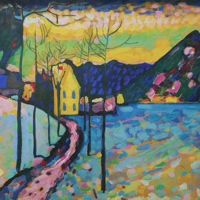 Winter Landscape - Wassily Kandinsky print