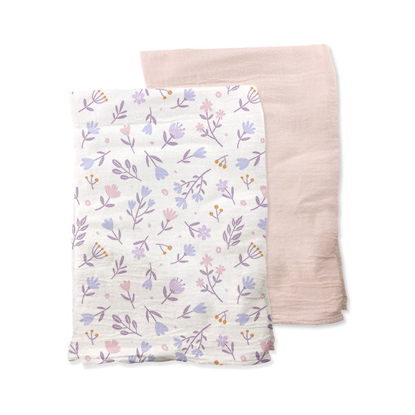 Baby Cuddle Blanket with Flower Design