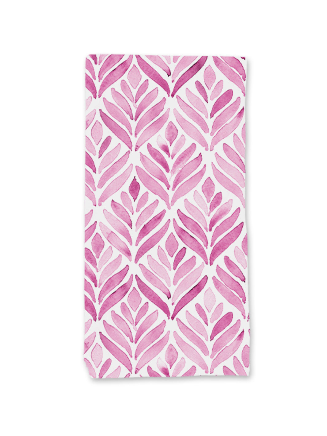 Single Napkin - Pink watercolour print