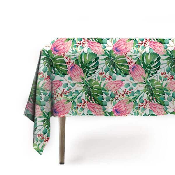Protea and Delicious Monster tablecloth