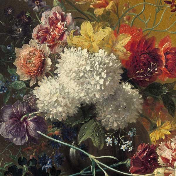 Scatter Cushion  - Still Life with Flowers - Georgius Jacobus Johannes van Os - (ca. 1820–1861) - LAPERLE