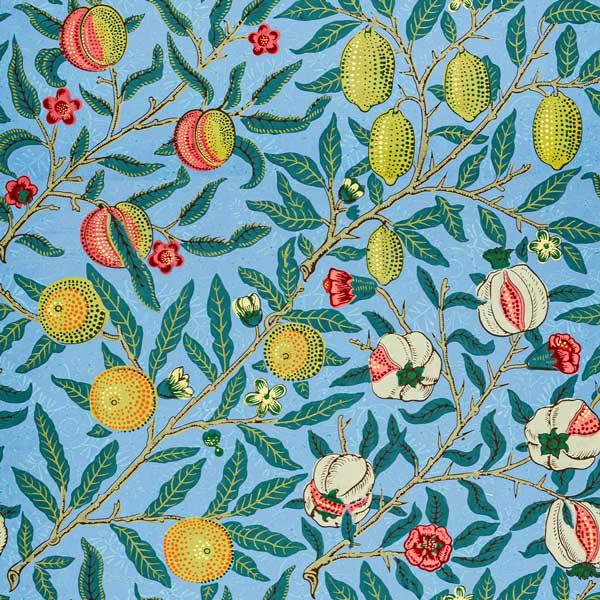 Scatter Cushion  - Four Fruits -William Morris (1862) - LAPERLE