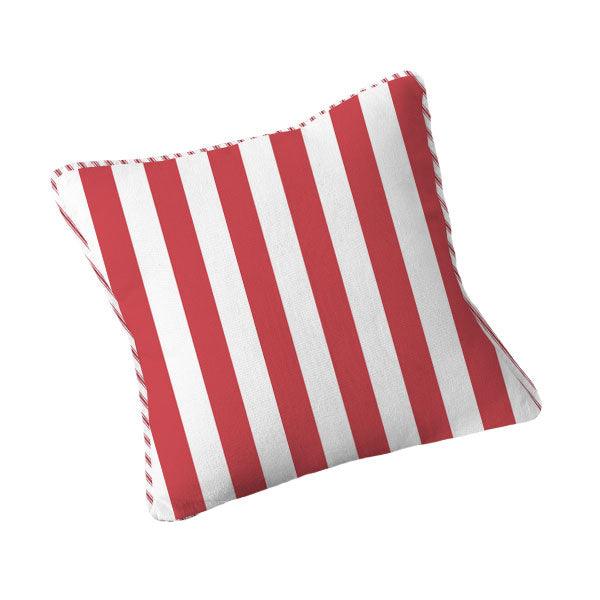 Scatter Cushion  - Orient crimson floral pattern - LAPERLE
