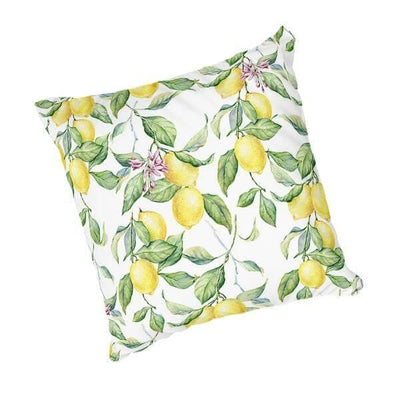 Lemon printed scatter cushion