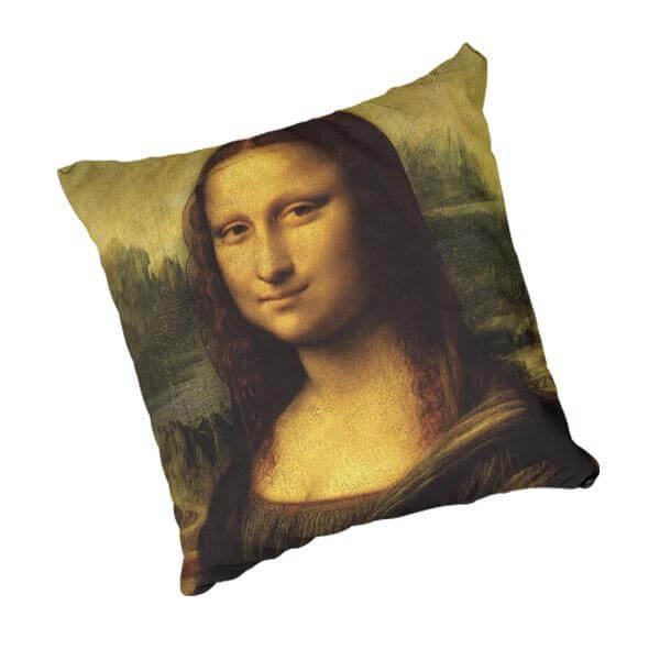 Mona Lisa (Leonardo Di Vinci) scatter cushion