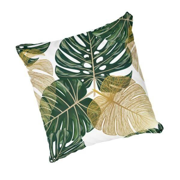 Tropical Palm Leaf scatter cushion