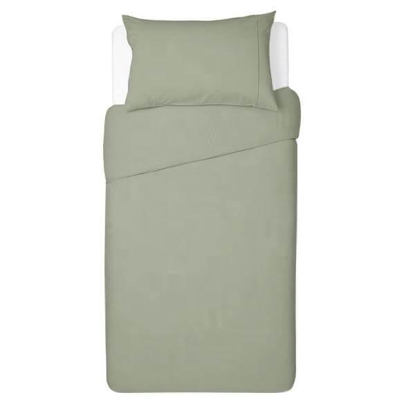 Slate green duvet with pillow