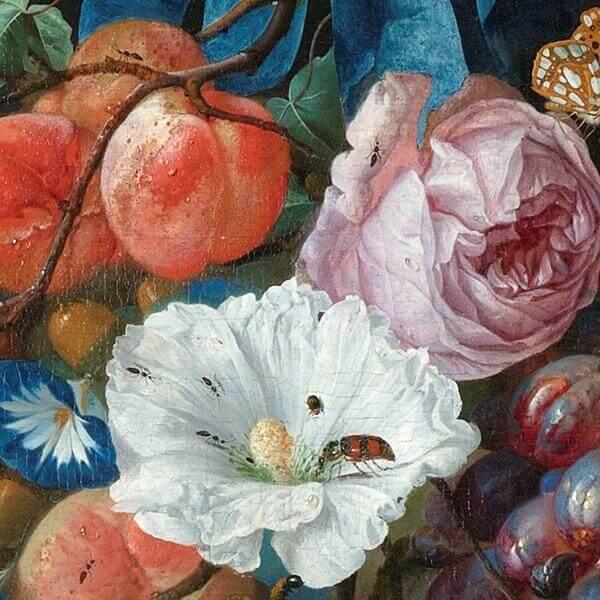 Still Life Fruit and Flowers Jan Davidsz. de Heem 1660 Artwork V2 print