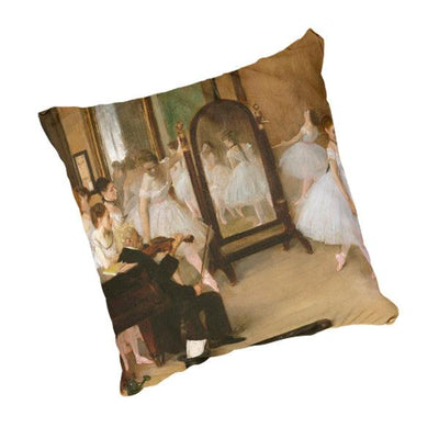 Scatter Cushion  depicting The Dancing Class by Edgar Degas