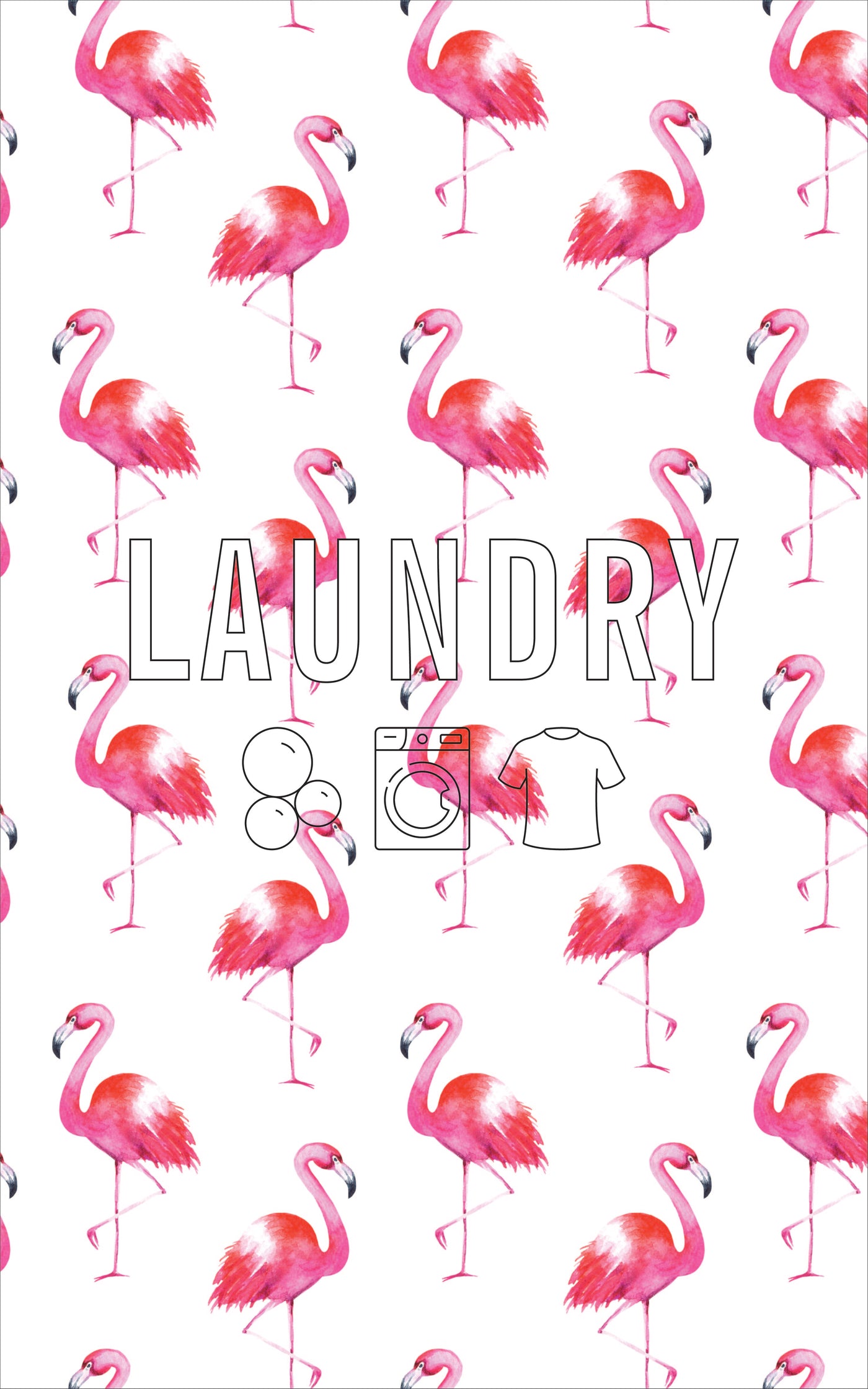 Flamingo Laundry Bag
