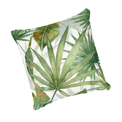Scatter Cushion - Watercolour Leaves Pattern