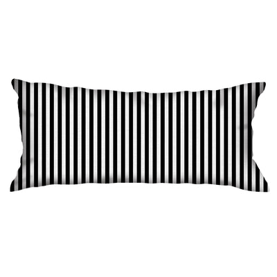 Scatter Cushion  -  Black & White Stripes