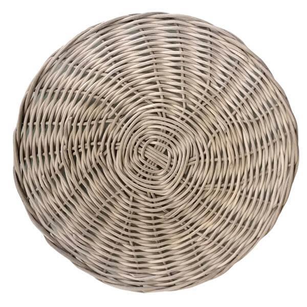 Woven cane placemats