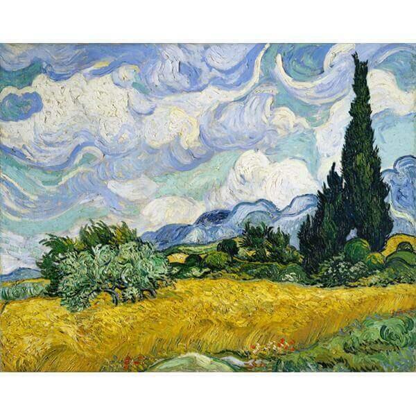 Cypresses (Vincent Van Gogh) print