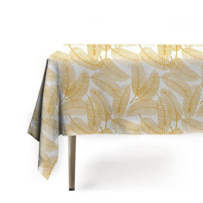 Golden Palm Leaves tablecloth